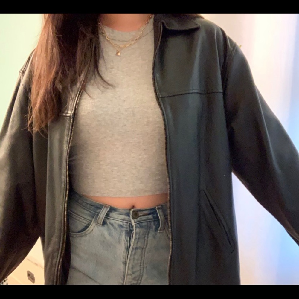 leather jacket
